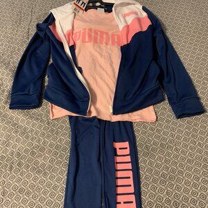 New girls puma jumper outfit